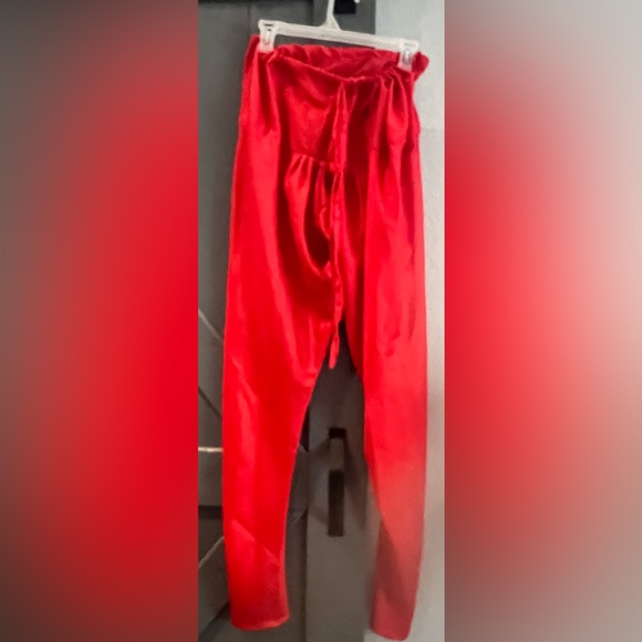 Elegant Red and Gold Embroidered Dress with Dupatta - Picture 5 of 8